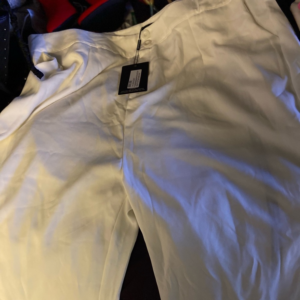 White dress pants